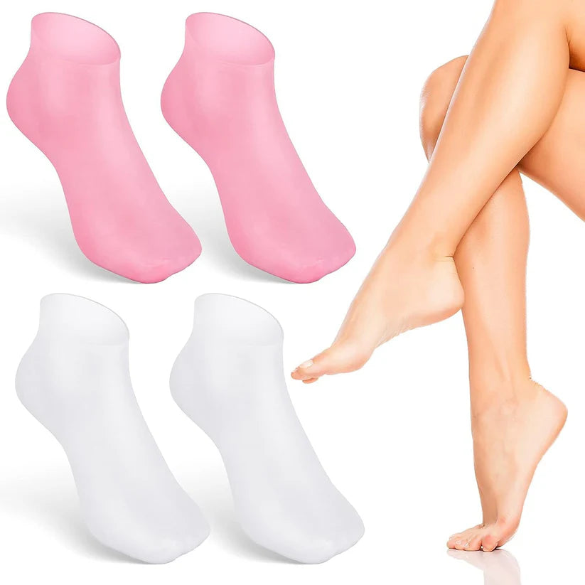 Silicone Moisturizing Socks-Pair