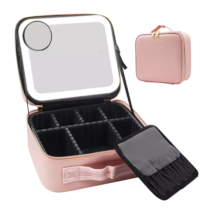 Cosmetic Case With LED Mirror