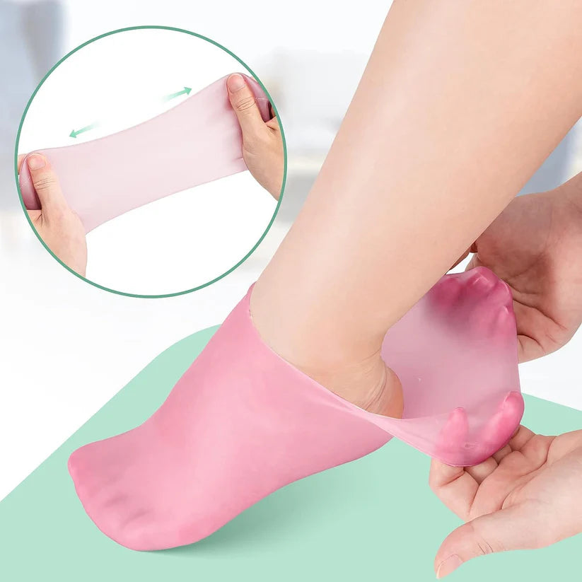 Silicone Moisturizing Socks-Pair